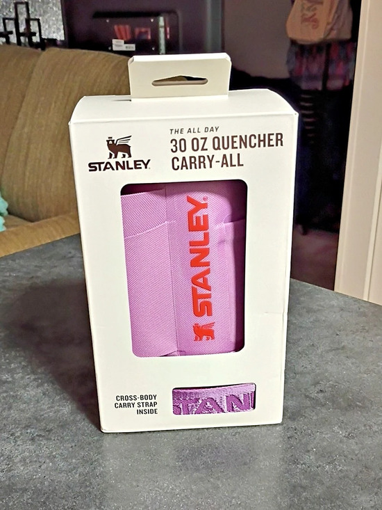 Stanley Handbags - Stanley The All Day 30 OZ Quencher Carry-All Purple Crossbody Carry-All NWT